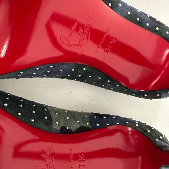 CHRISTIAN LOUBOUTIN Kate Plume 100 Studded Pump - Picture 12 of 13